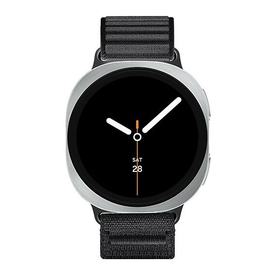 Galaxy Watch 8 | 40 мм | Silver | Fabric/Graphite | S/M, Тип ремешка : Fabric, Размер корпуса : 40 мм, Цвет: Silver, Цвет ремешка: Graphite, Размер ремешка : S/M, Подключение часов : Bluetooth / Wi-Fi, изображение 3